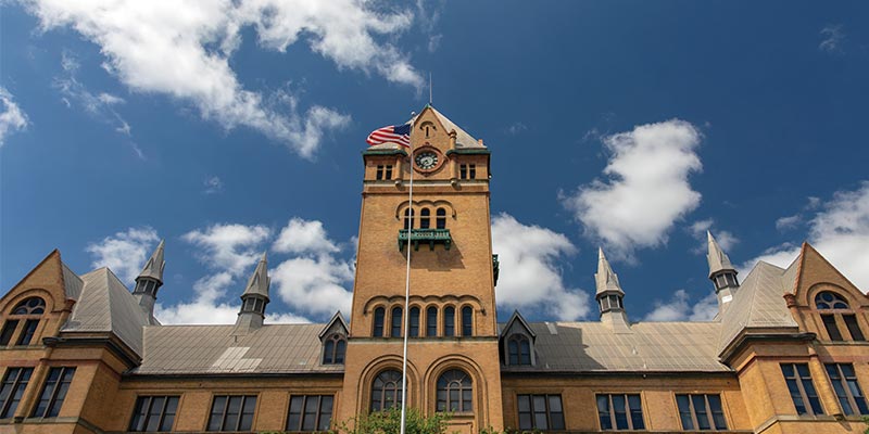 Old Main building from the outside